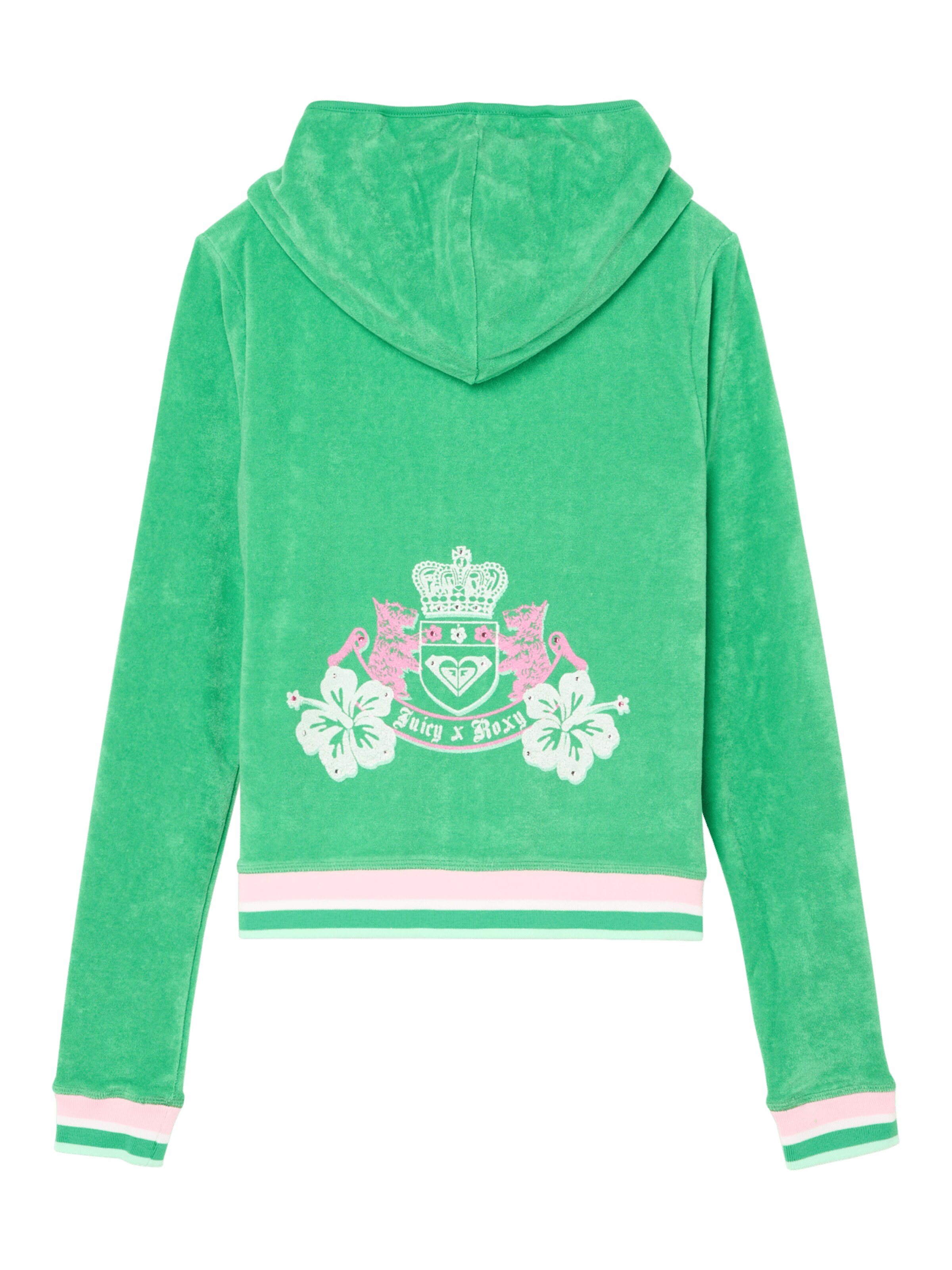 ROXY Strickjacke 'Roxy X Juicy Couture' in Grün