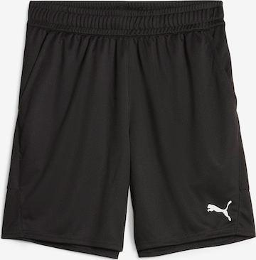 PUMA Regular Workout Pants in Black: front