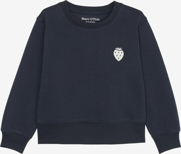 Sweat-shirt Marc O'Polo en bleu : devant