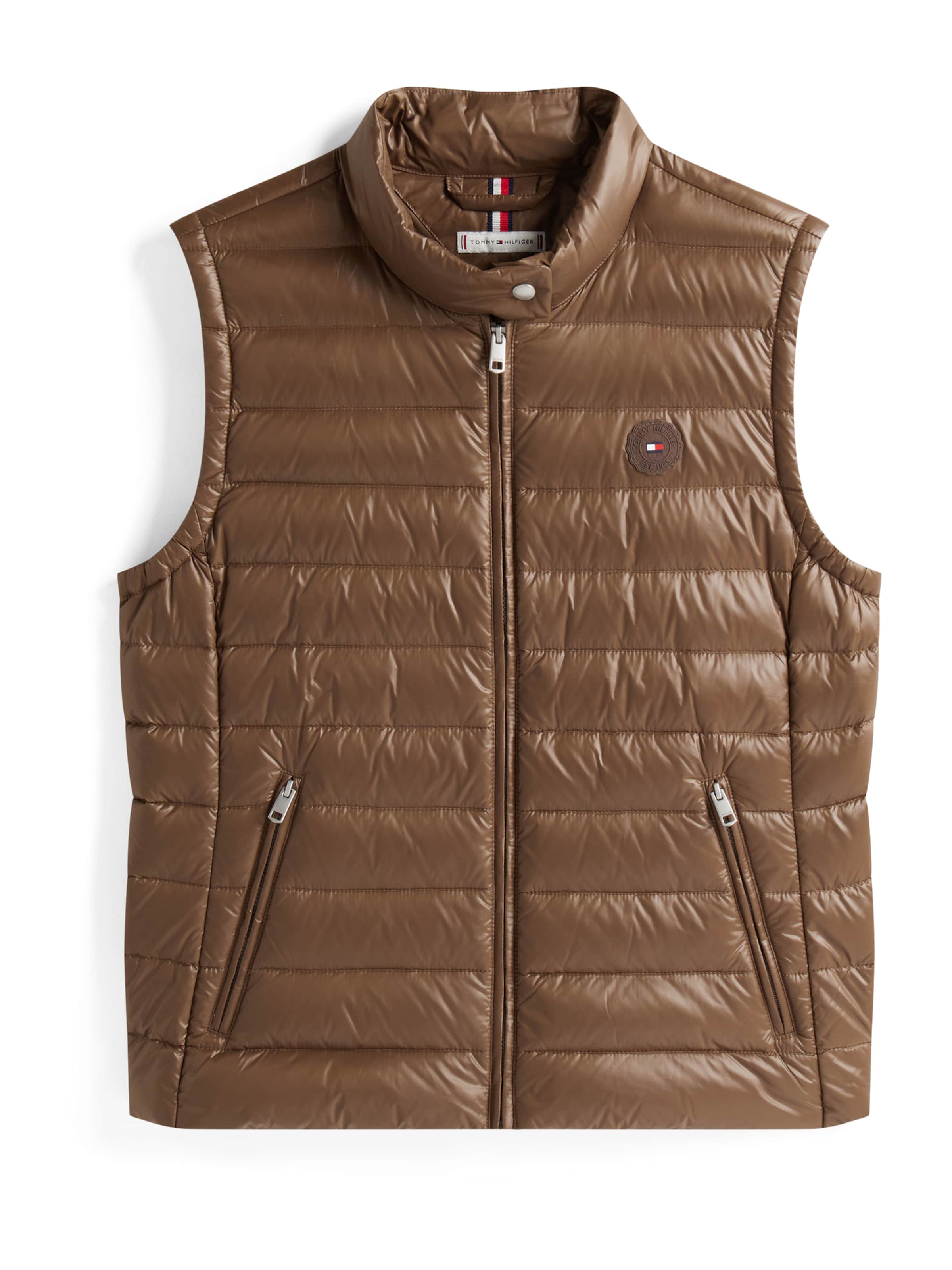 Gilet di TOMMY HILFIGER in marrone: frontale
