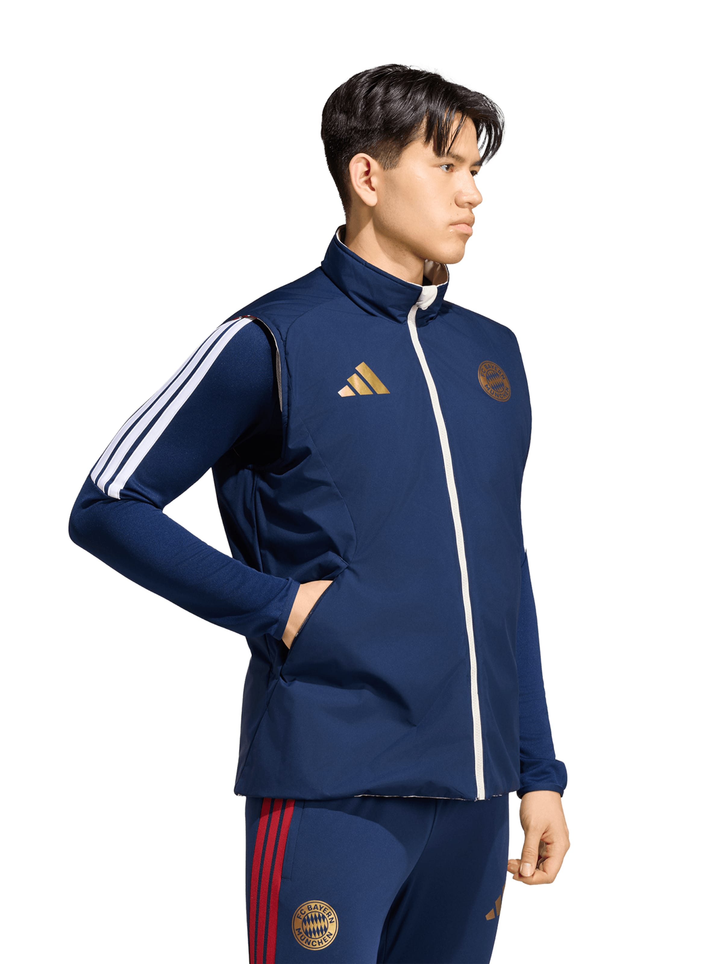 ADIDAS PERFORMANCE Wendeweste Teamline in Weiß
