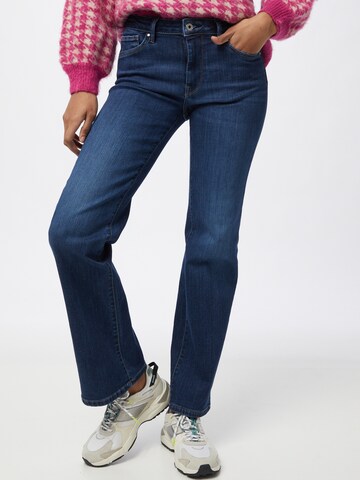 Pepe Jeans Regular Jeans 'AUBREY' in Blauw: voorkant