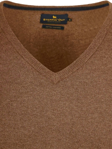 Steppin' out Sweater in Brown