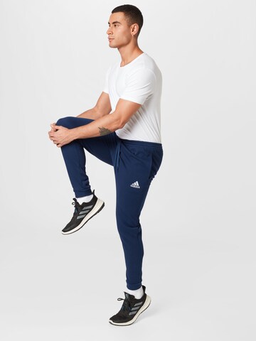 ADIDAS SPORTSWEAR Tapered Sports trousers 'Entrada 22' in Blue