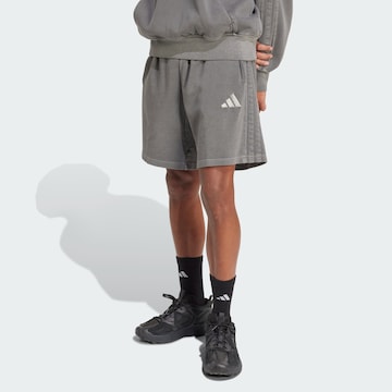 ADIDAS SPORTSWEAR Loosefit Sportbroek 'All Szn' in Grijs: voorkant