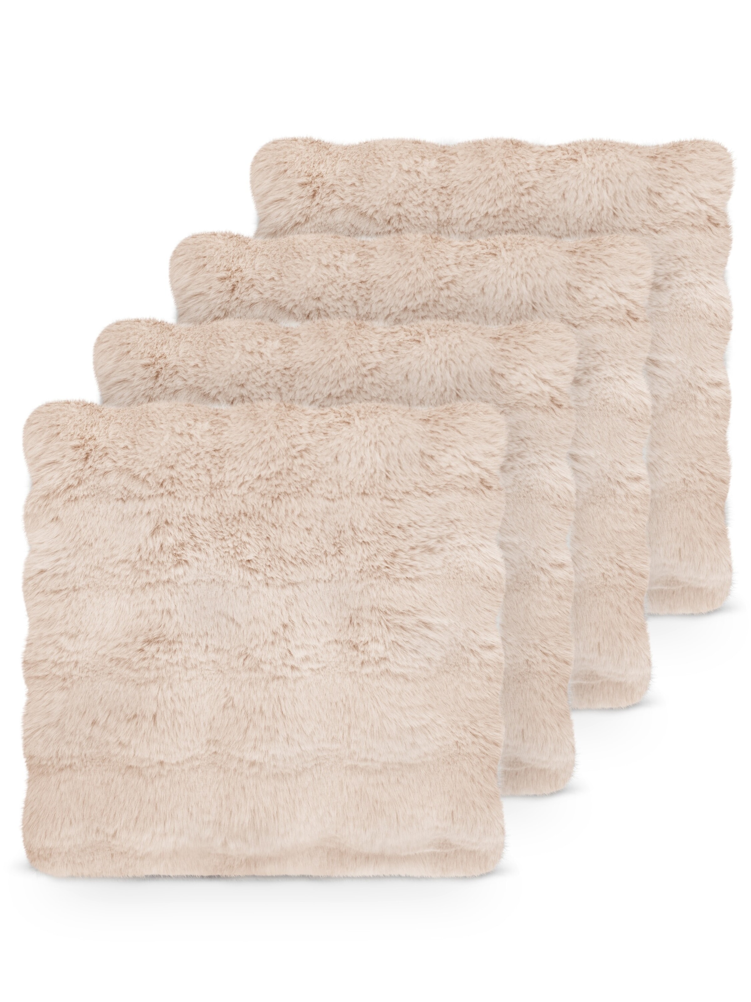 Coussins 'Milan' Aspero en gris : devant