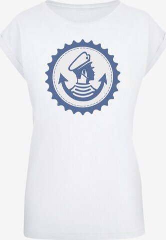 F4NT4STIC Shirt 'Knut und Jan Hamburg' in White: front