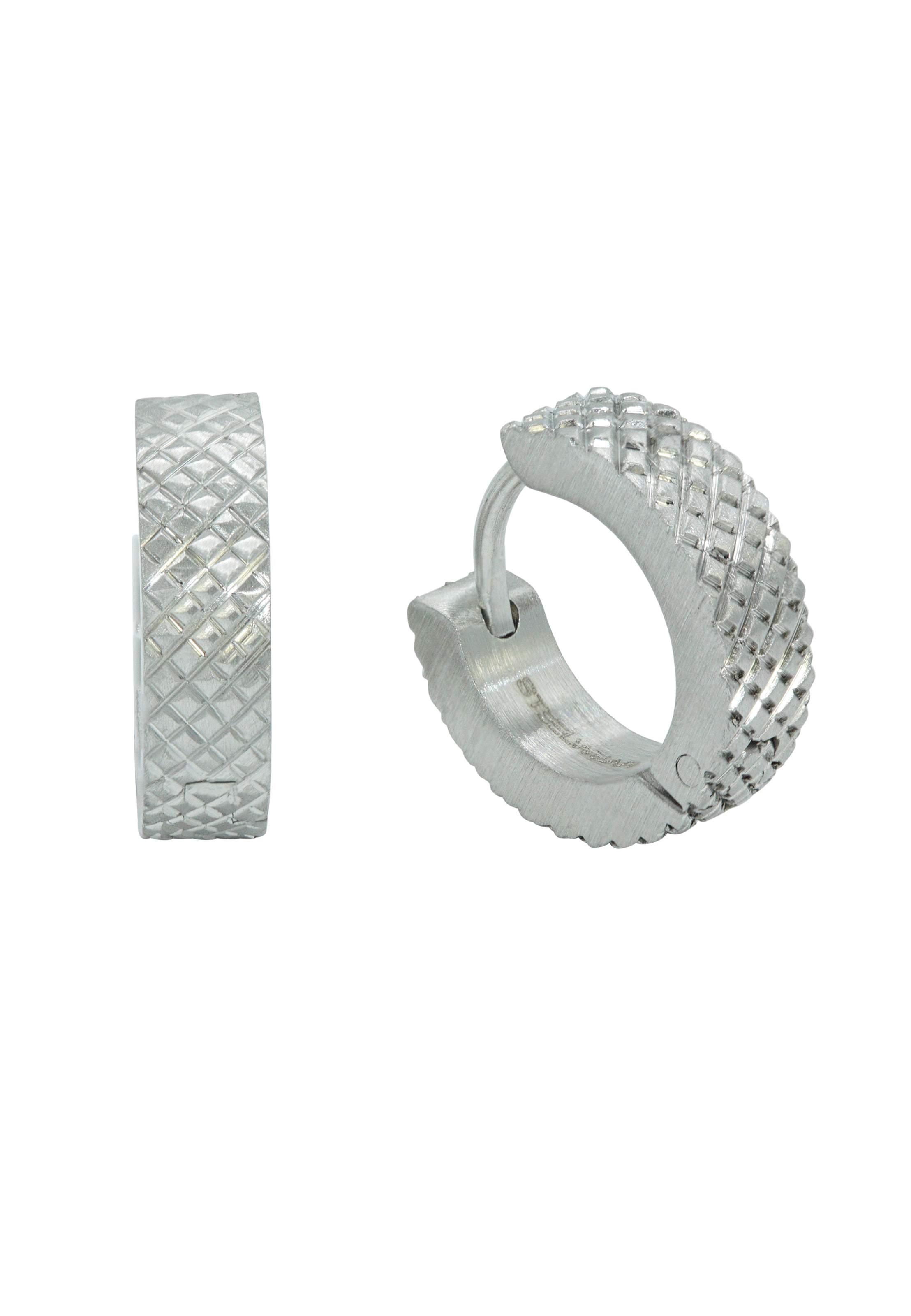 Steelwear Ohrringe in Silber: Vorderseite