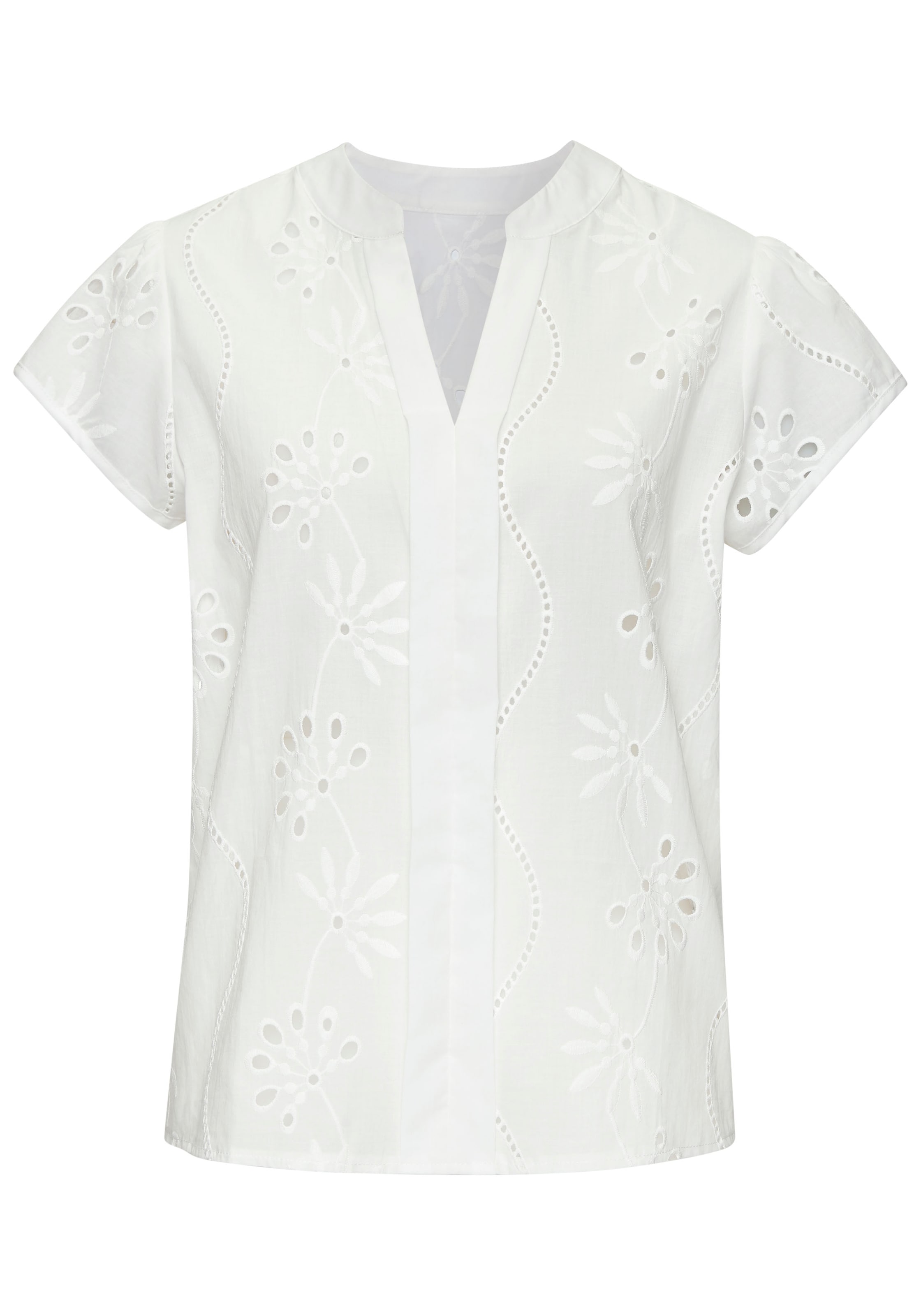 BUFFALO Μπλούζα σε λευκό: μπροστά