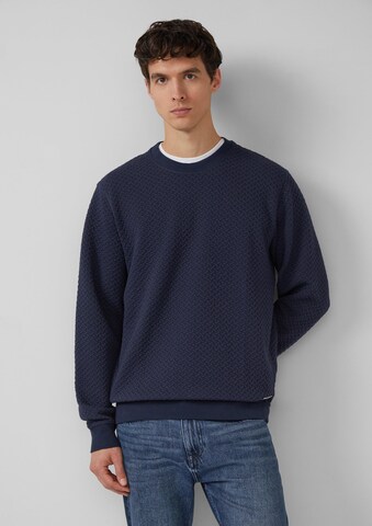s.Oliver Sweatshirt in Blau: Vorderseite