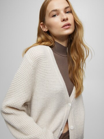 Pull&Bear Strikkejakke i beige