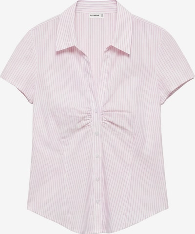 Pull&Bear Pusero koossa XS värissä vanha roosa / valkoinen, Tuotenäkymä