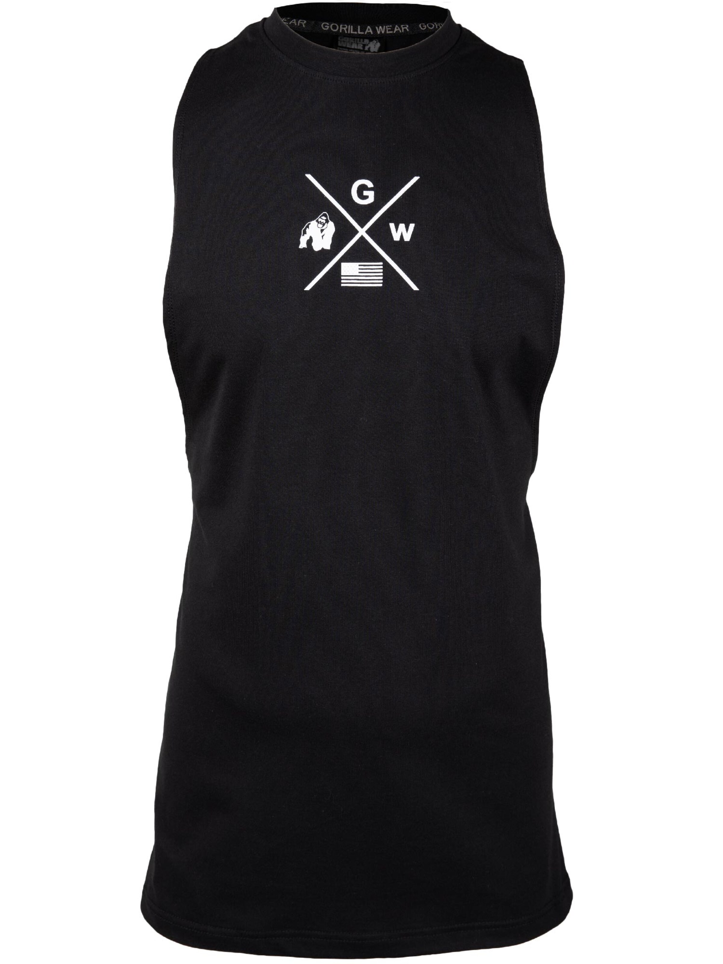 Maglia funzionale 'Cisco' di Gorilla Wear in nero: frontale