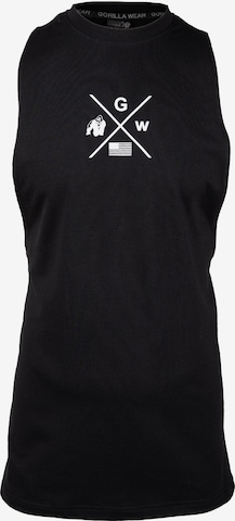 Maglia funzionale 'Cisco' di Gorilla Wear in nero: frontale