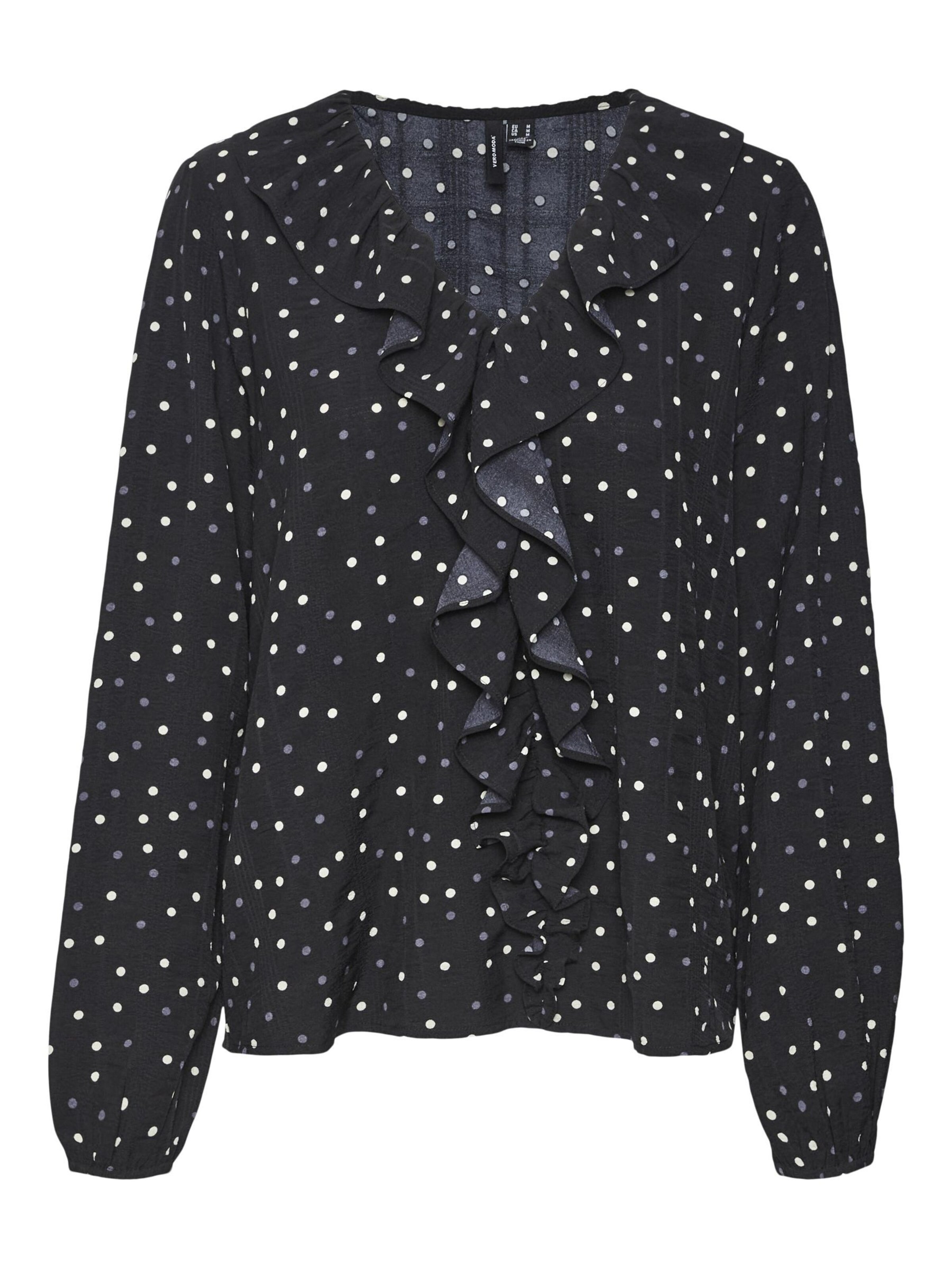 VERO MODA Bluse 'VIDA' i sort: forside
