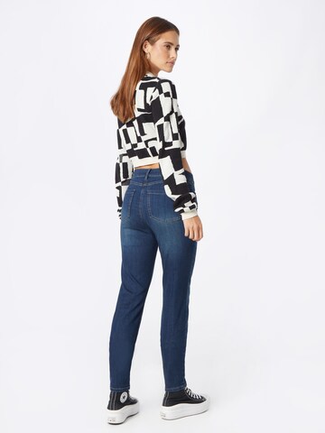 GERRY WEBER Skinny Džíny – modrá