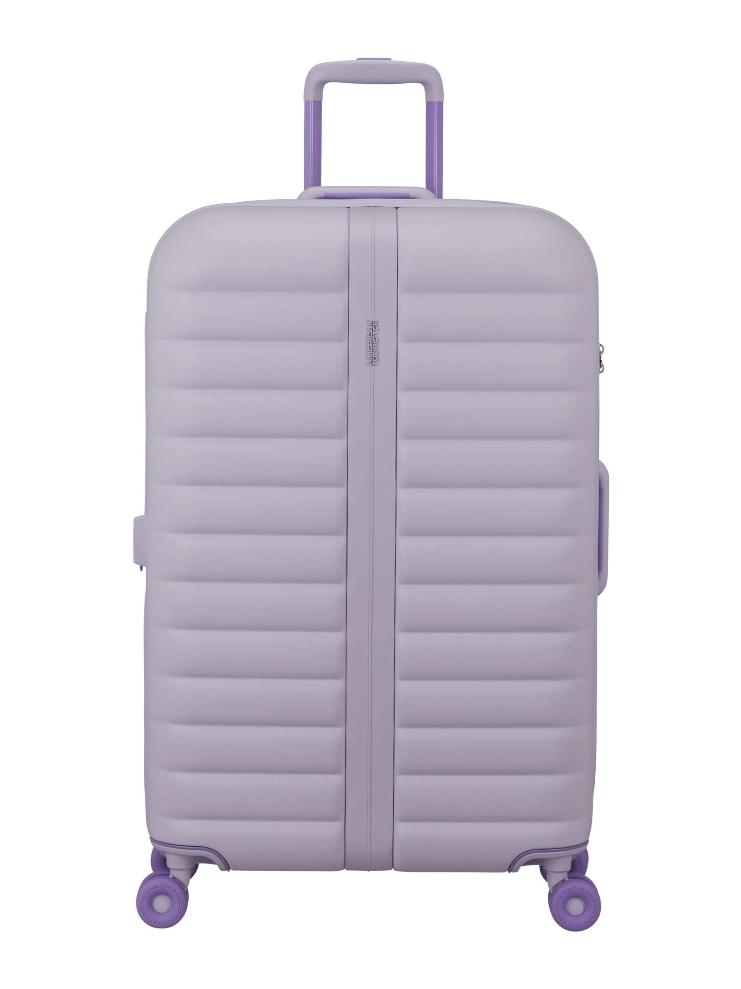 Trolley 'NEOVIBE/SPINNER 78/29 EXP' di American Tourister in lilla: frontale