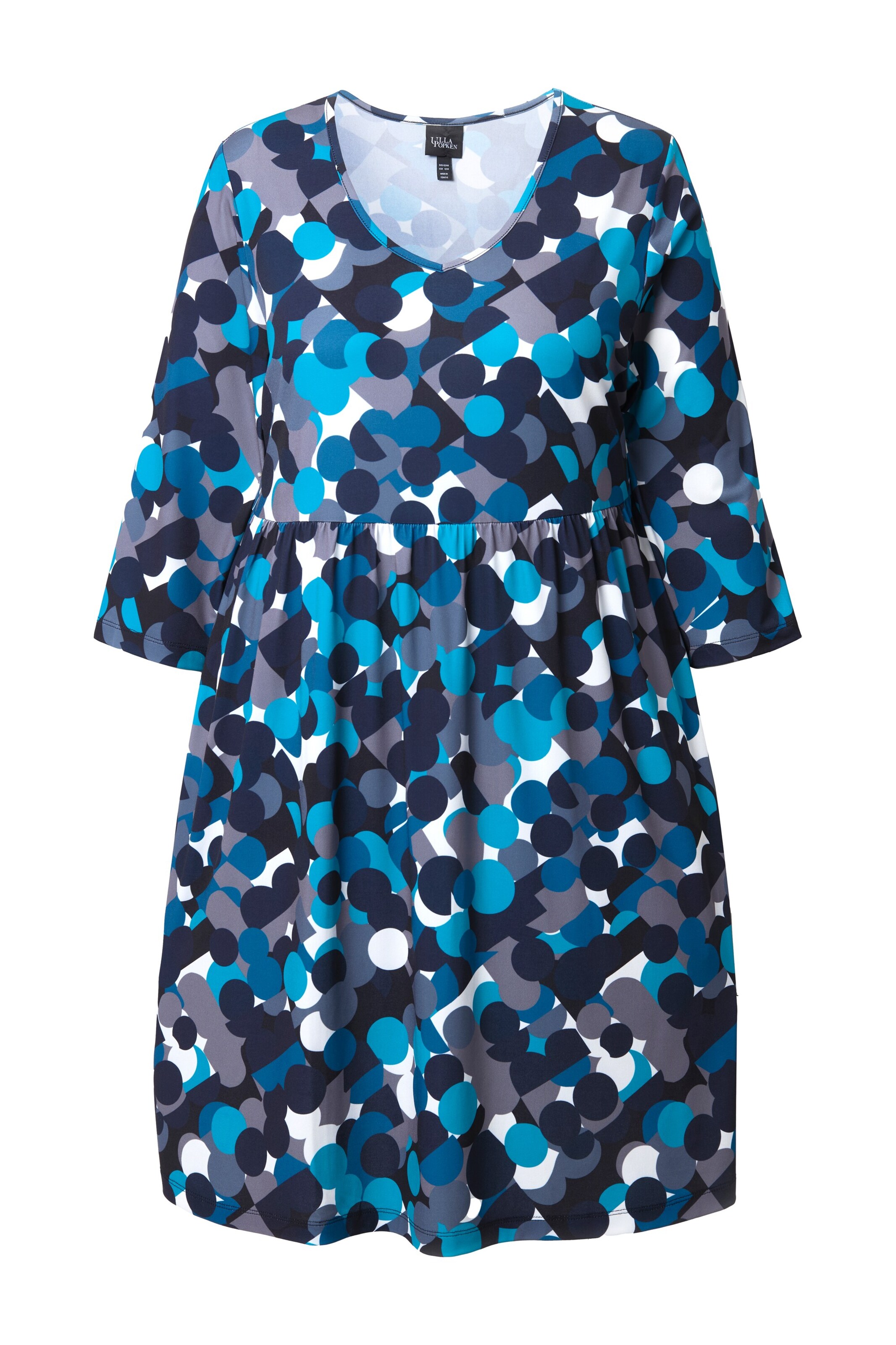 Ulla Popken Jurk in Blauw: voorkant