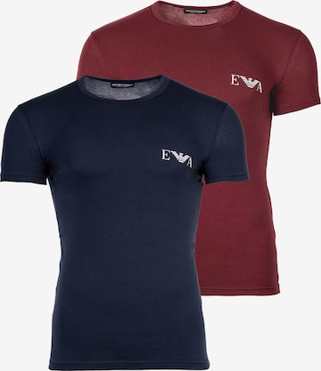 T-Shirt Emporio Armani en bleu : devant