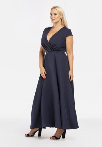 Robe de soirée 'LUIZA' Karko en bleu