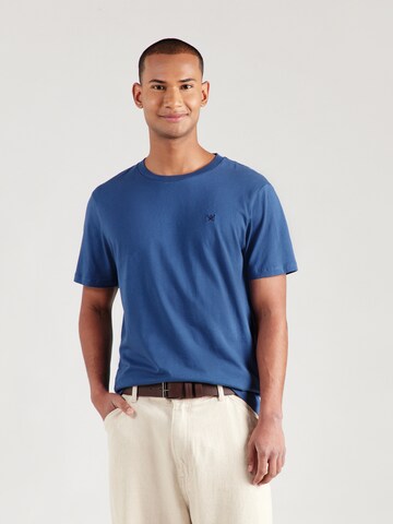 T-Shirt Hackett London en bleu : devant