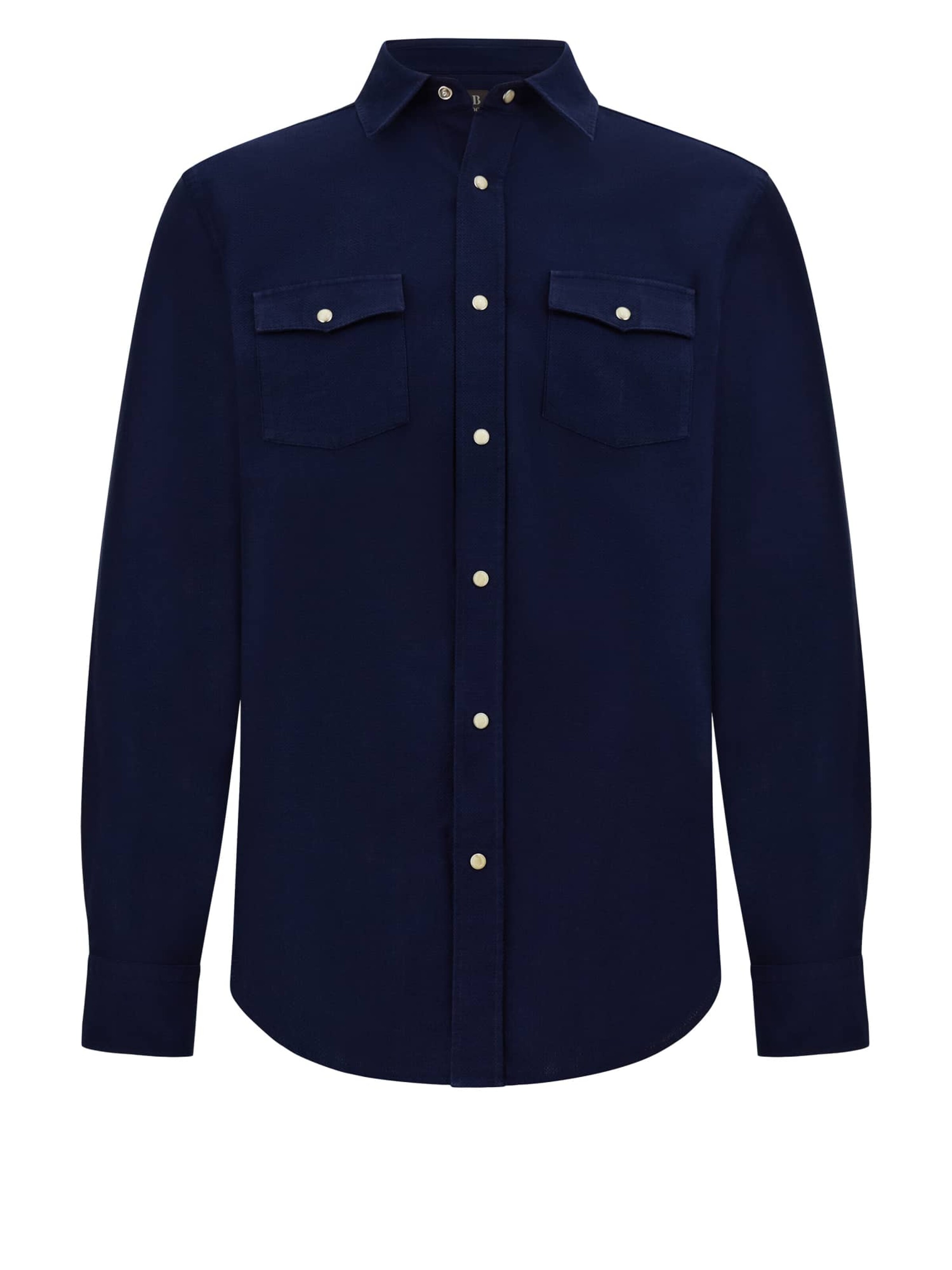 Boggi Milano Рубашка в Синий: спереди