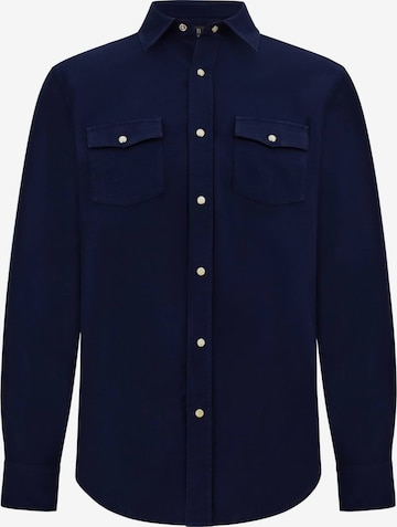 Boggi Milano Рубашка в Синий: спереди