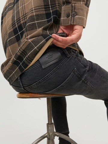 JACK & JONES Baggy Jeans 'Mike' in Zwart
