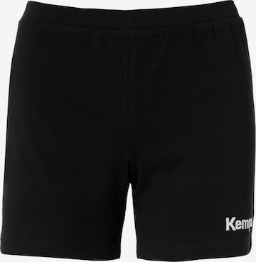 KEMPAregular Sportske hlače - crna boja: prednji dio