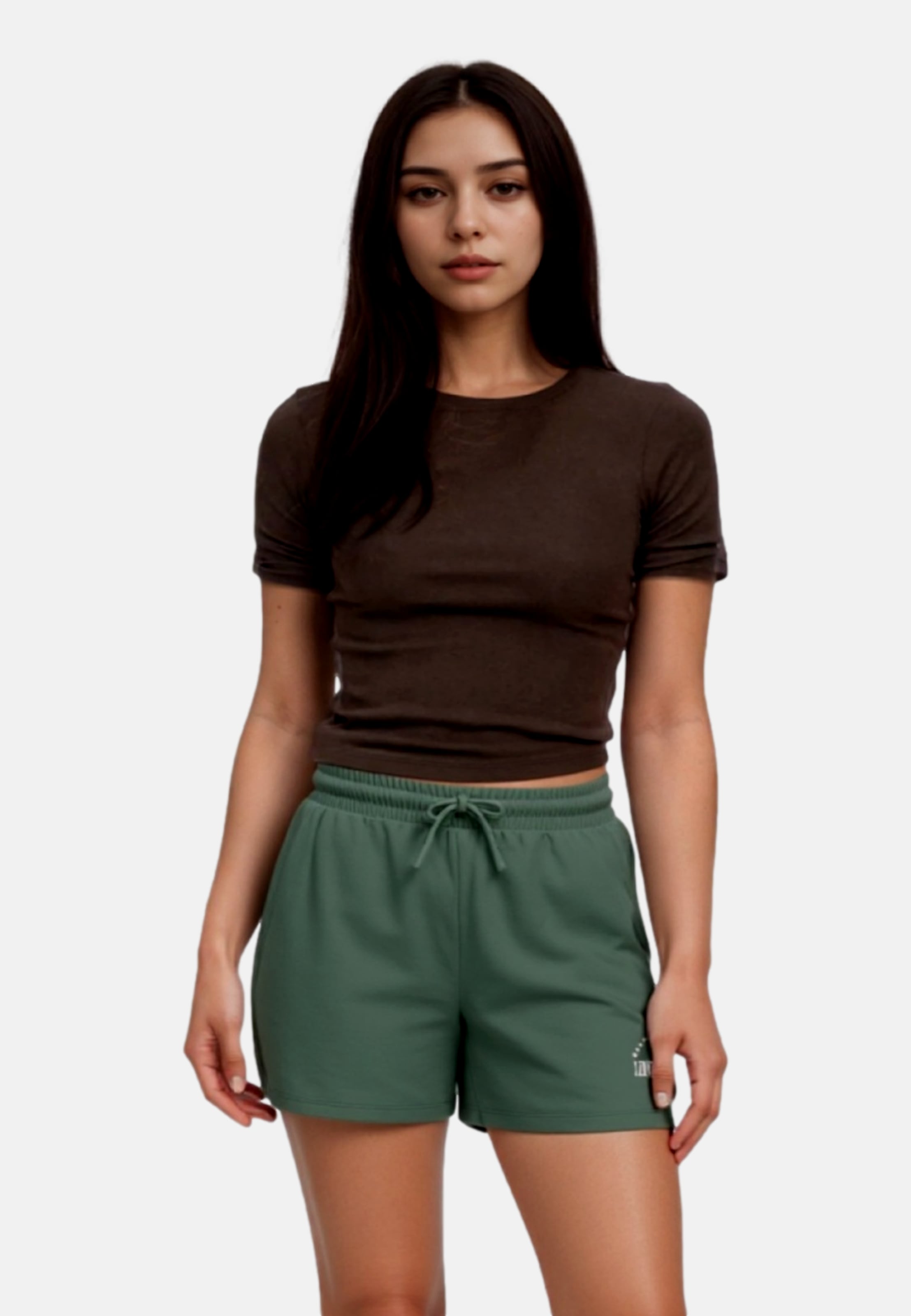 Loosefit Pantalon de sport 'Cava Life' ONLY PLAY en vert : devant