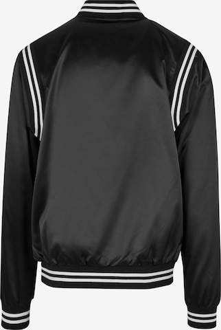 Urban Classics - Chaqueta de entretiempo 'Satin' en negro