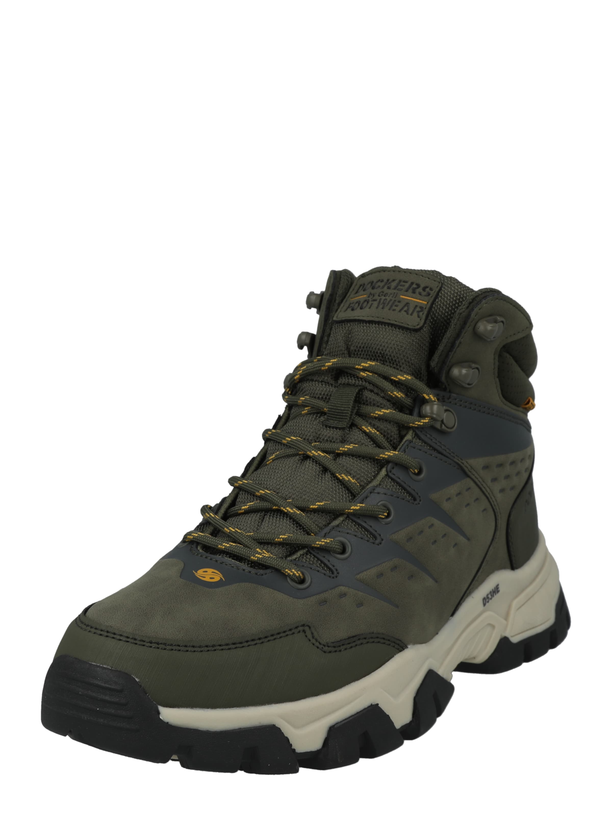 Dockers by Gerli Schnürboots in Grün: Vorderseite