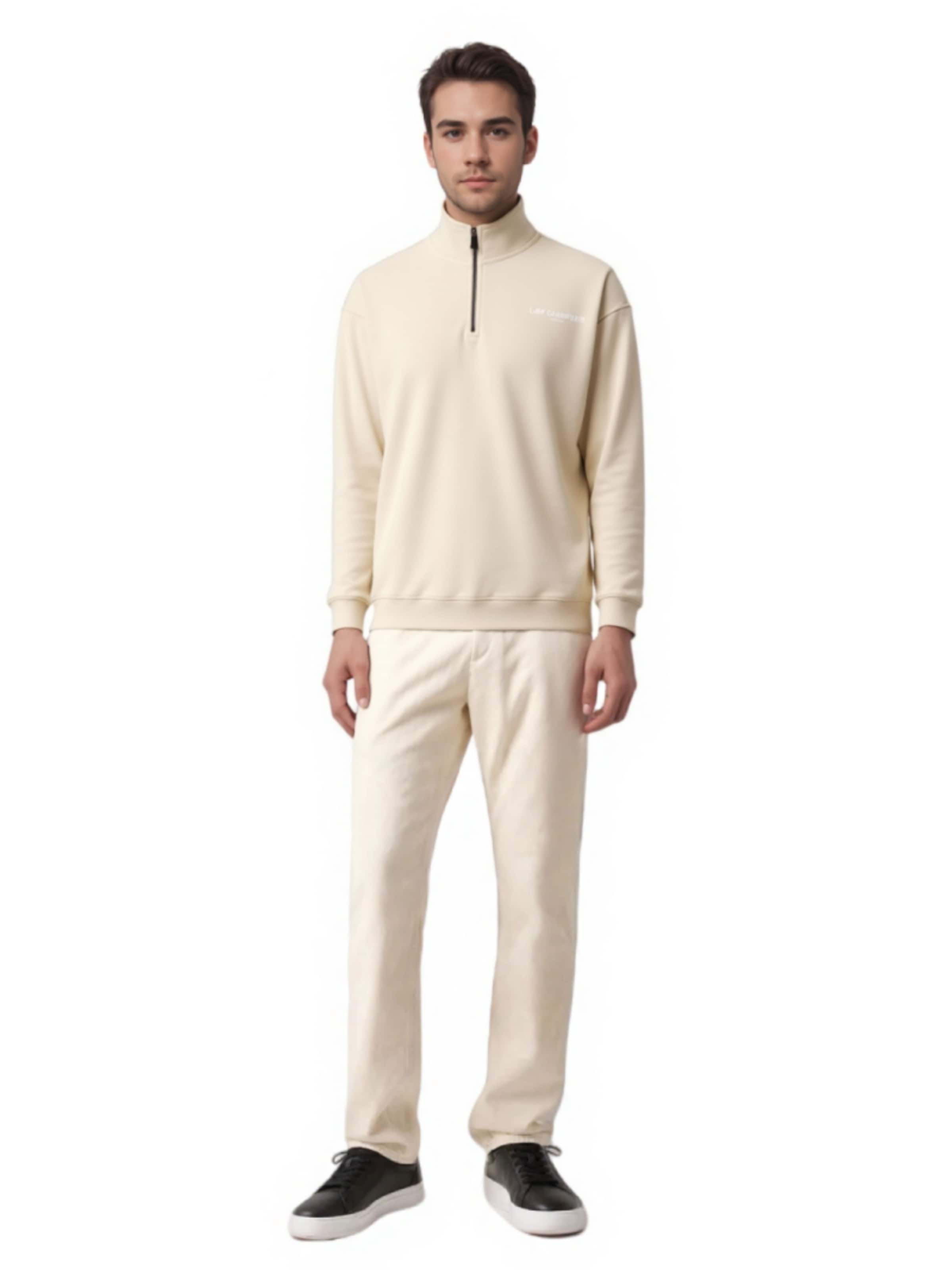 Only & Sons Sweatshirt 'LES CLASSIQUES' in Beige