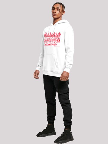 F4NT4STIC Sweatshirt 'Stranger Things Netflix TV Series' in White