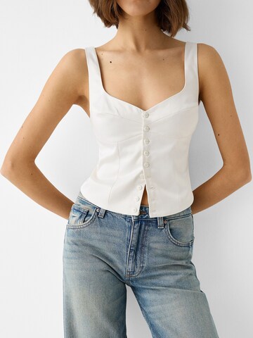 Chemisier Bershka en beige