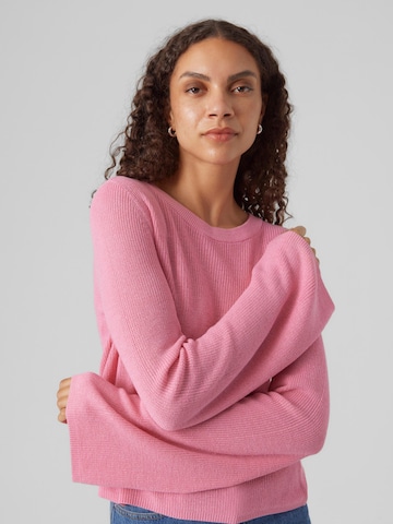 VERO MODA Sweter 'LEXSUN' w kolorze różowy