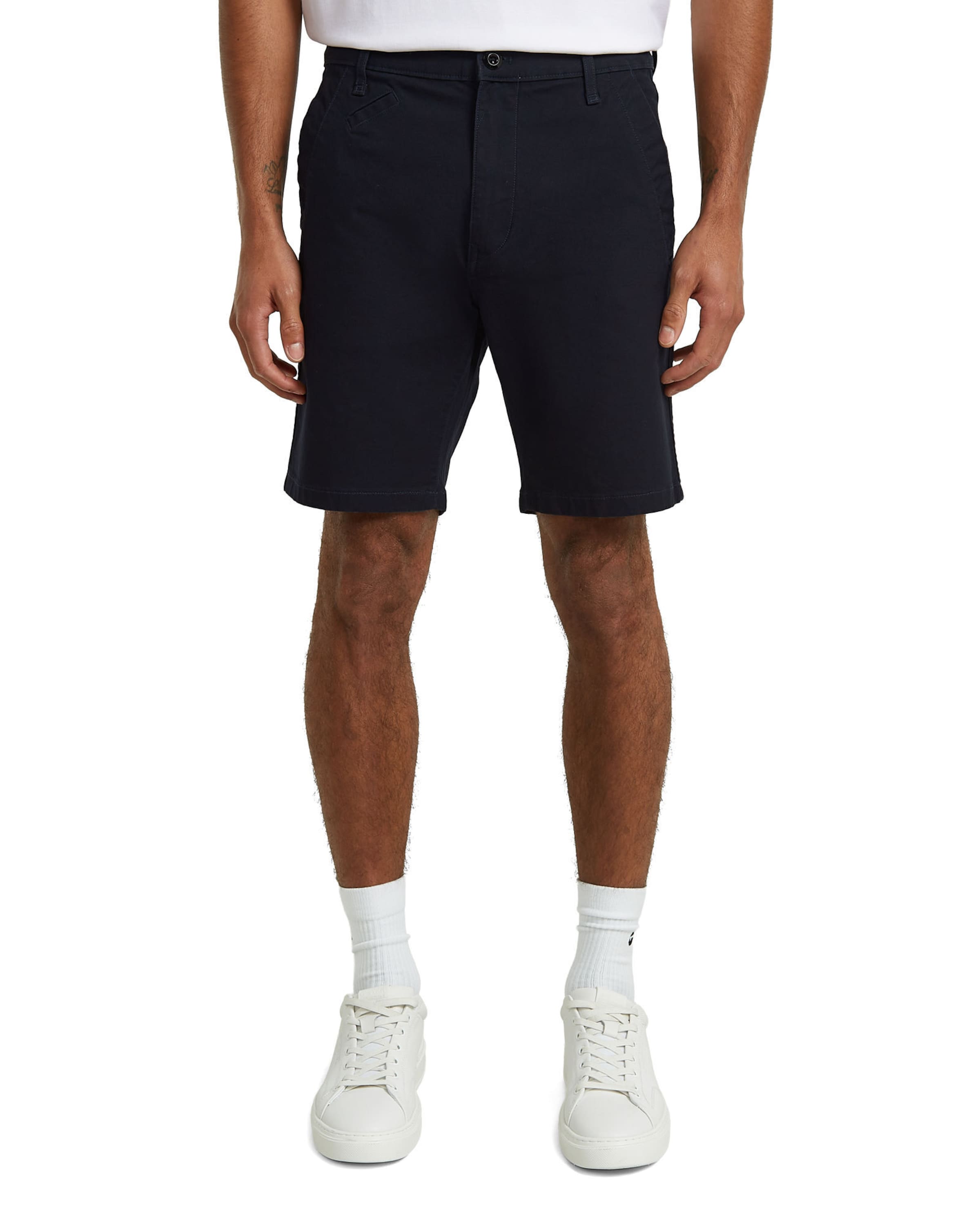 G-STAR Slimfit Chino Short - 'Bronson 3.0 Slim Chino Short' in Blau: Vorderseite