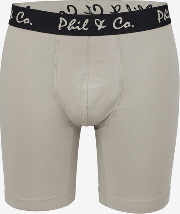 Phil & Co. Berlin Boxershorts ' Long Boxer ' in Geel