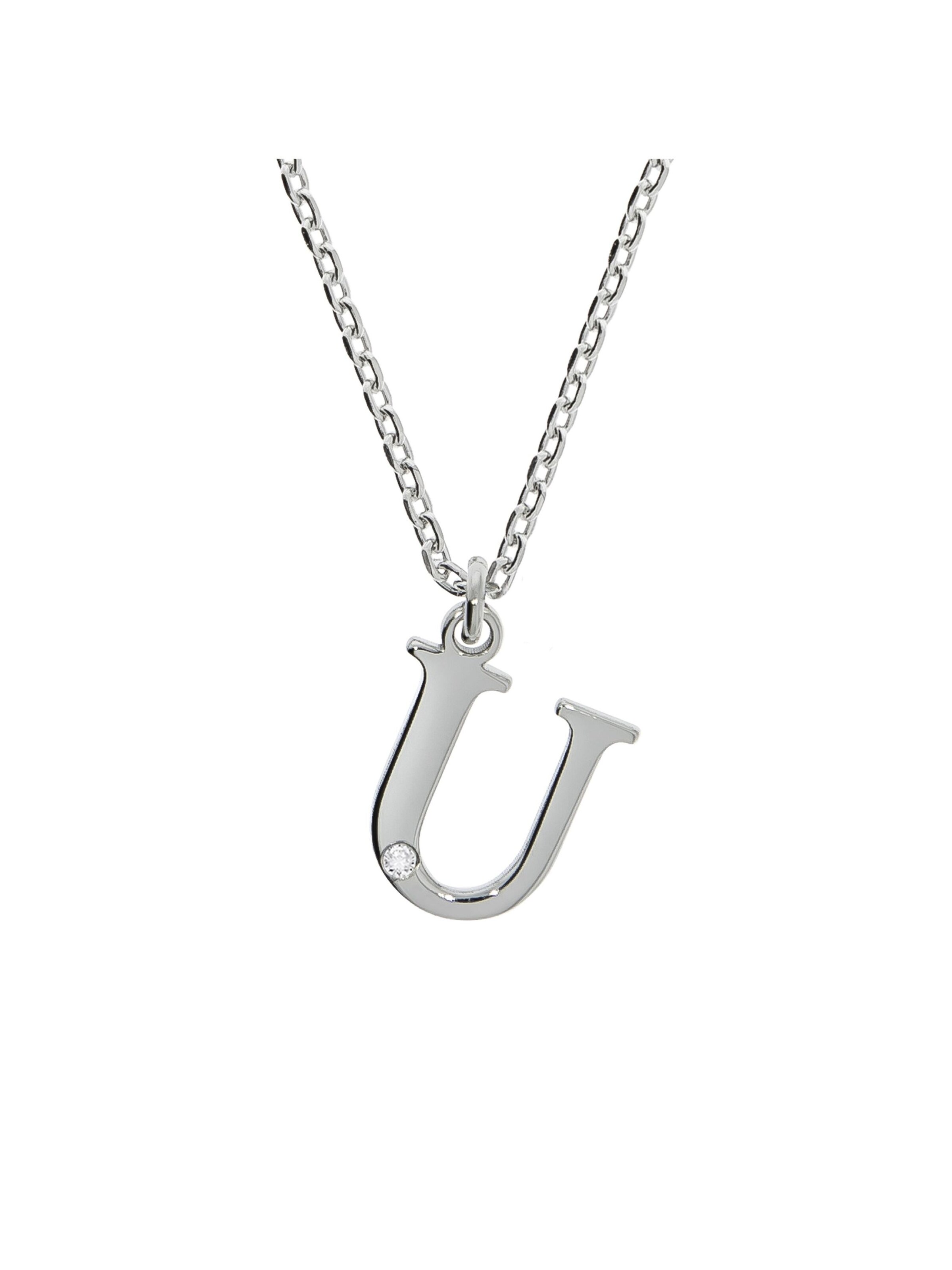 Diamonds by Ellen K. Necklace in White: front