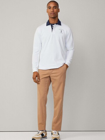 Hackett London Poloshirt 'Heritage Ess Rugby' in Weiß