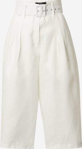 KAN Loose fit Pleat-Front Pants 'BACOPA' in Beige: front