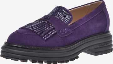 Baldinini Classic Flats in Purple: front