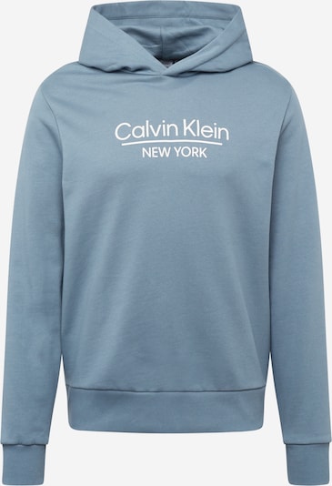 Felpa Calvin Klein di colore blu fumo / bianco, Visualizzazione prodotti