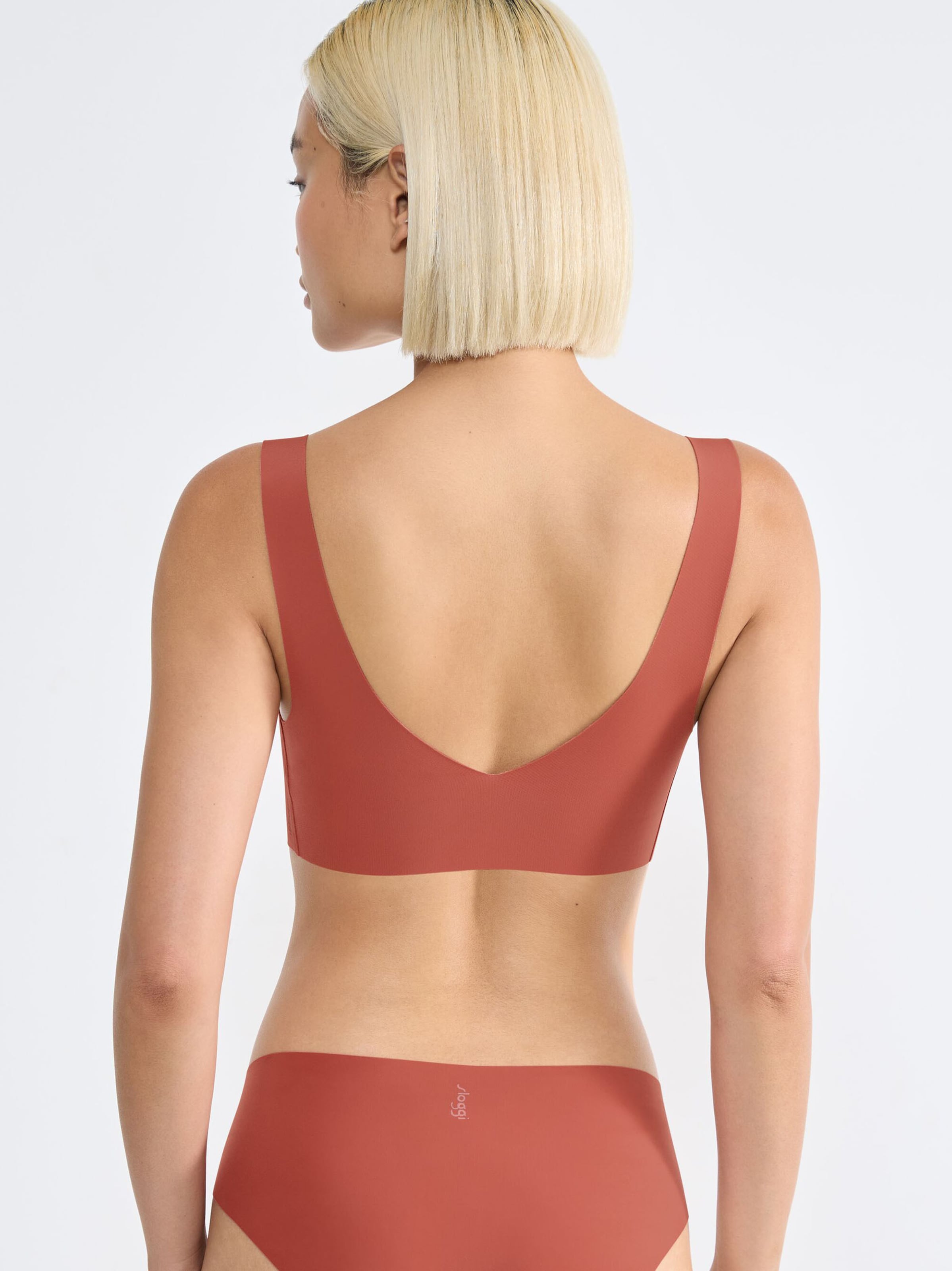 SLOGGI - Clásico Sujetador ' ZERO Feel 2.0 Bralette ' en naranja