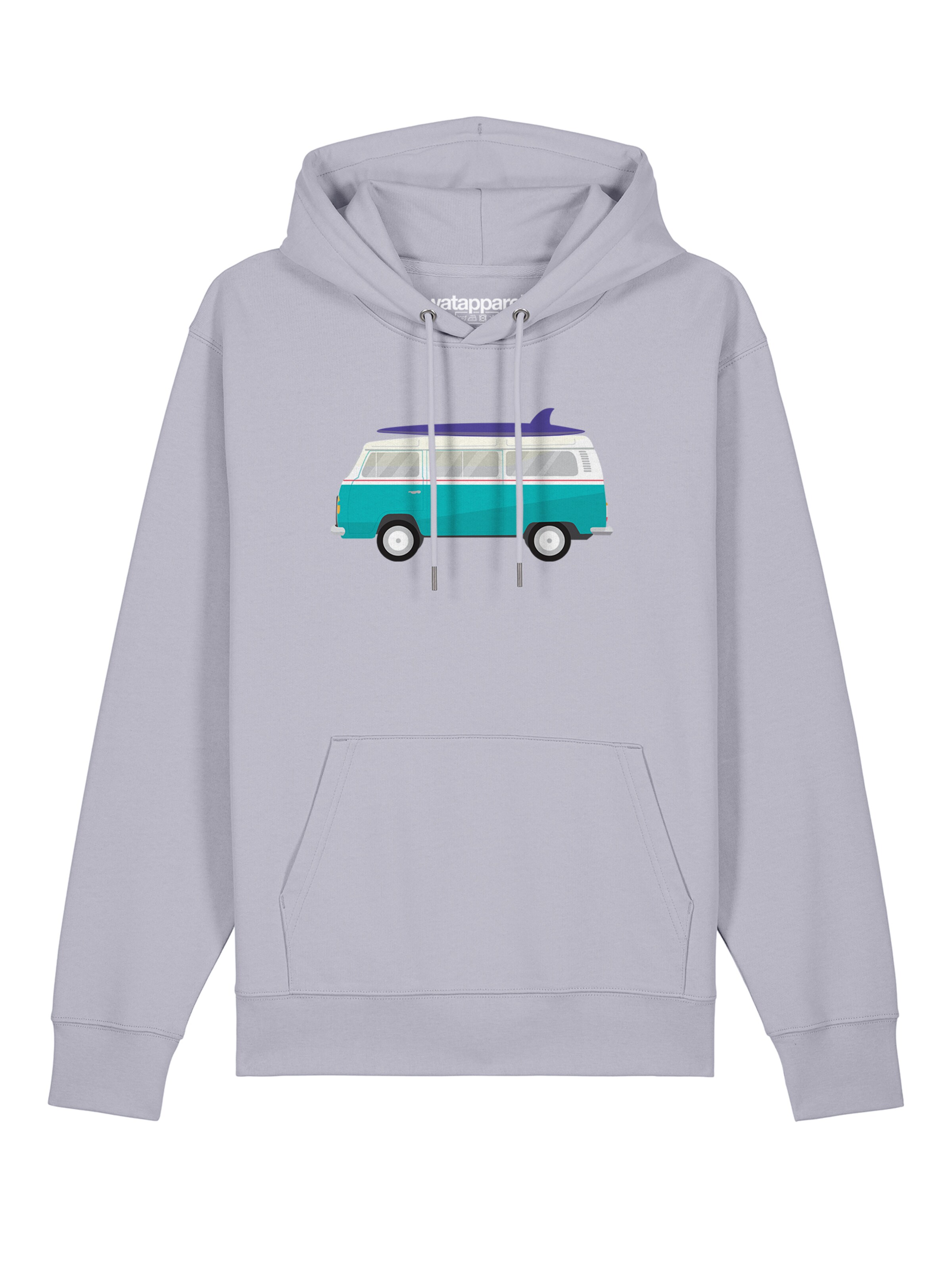 Watapparel Sweatshirt 'California Dream' in Lila: Vorderseite