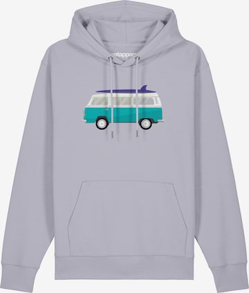 Watapparel Sweatshirt 'California Dream' in Lila: Vorderseite