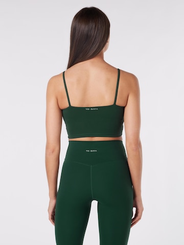 YO-GAYA Bustier Sport bh in Groen