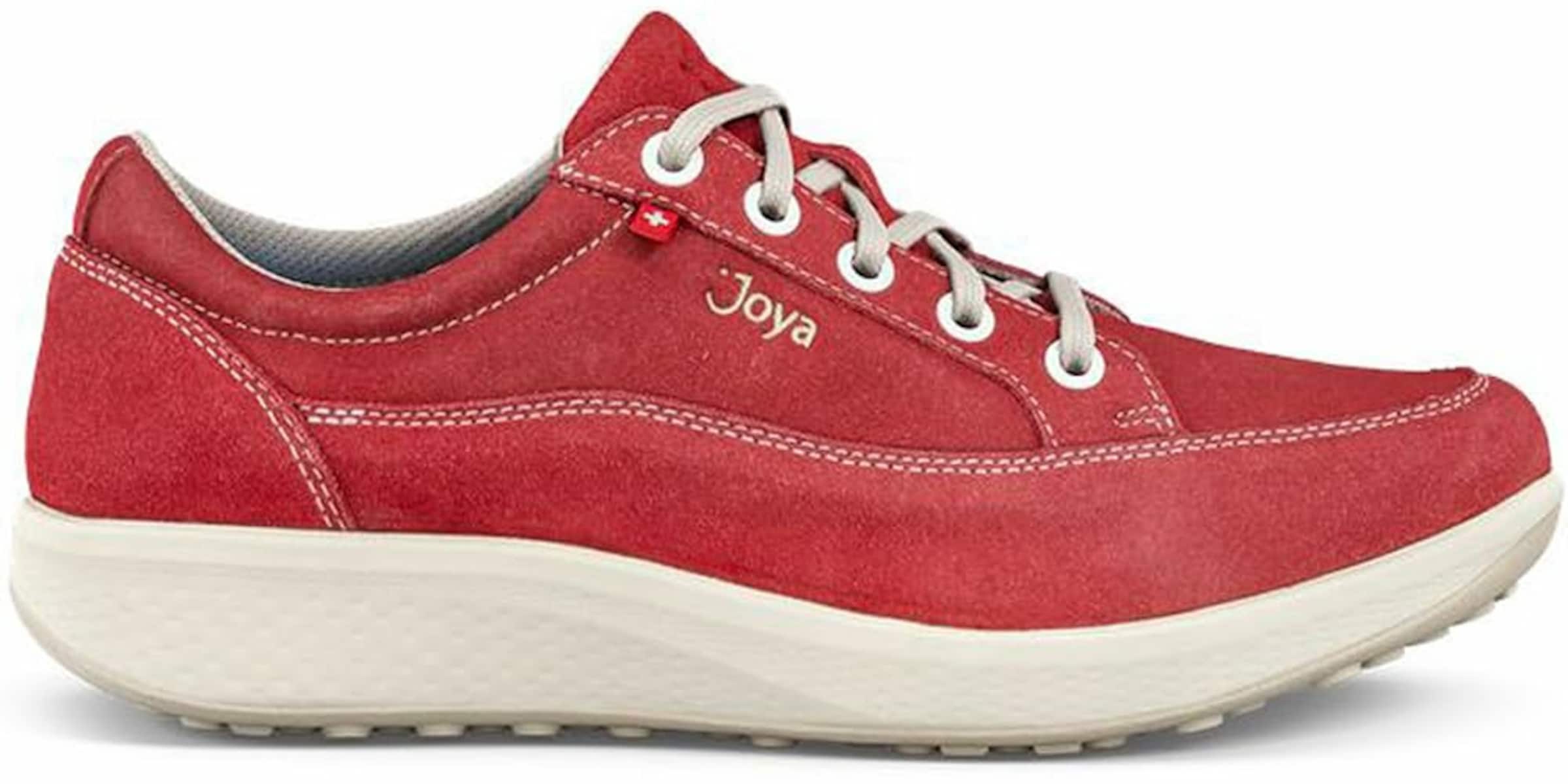 Joya Platform trainers in Red: front