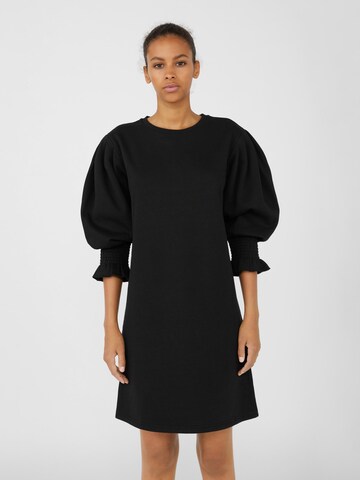 OBJECT Kleid 'Ilona' in Schwarz: Vorderseite