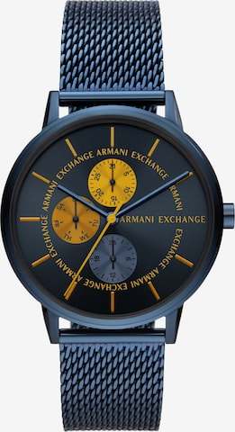 ARMANI EXCHANGE Uhr in Blau: predná strana